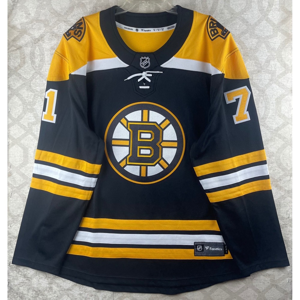 Fanatics Boston Bruins Taylor Hall Mens XL Black Breakaway NHL Hockey Jersey 71